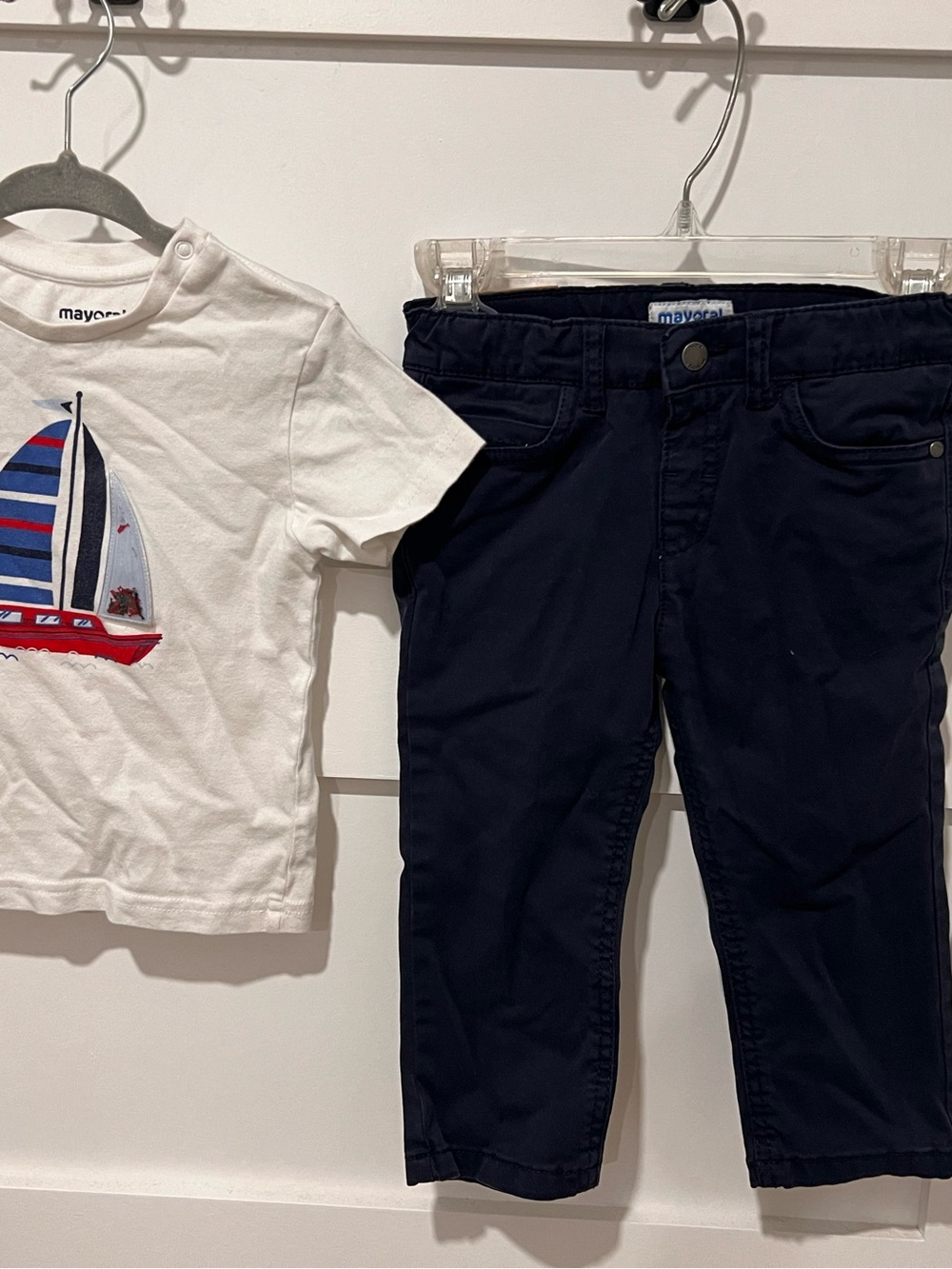 Mayoral baby boy sailboat outfit 12m